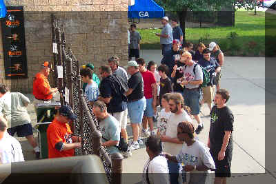 Crowd at the Gate